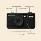Fotocamera Digitale Film Vintage - Nostalgicam