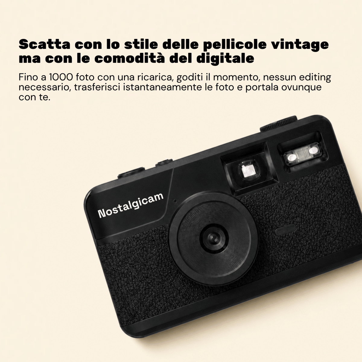 Fotocamera Digitale Film Vintage - Nostalgicam