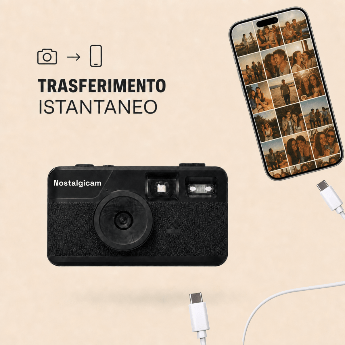Fotocamera Digitale Film Vintage - Nostalgicam - MVISION GROUP LIMITED